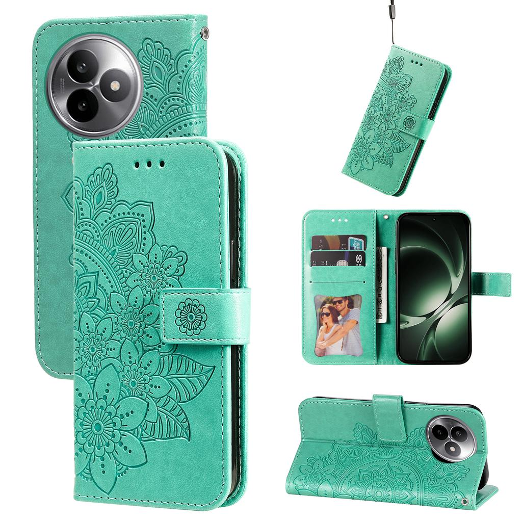 For Xiaomi Redmi K80 Ultra 5G Case Floral Pattern PU Leather Wallet Stand Phone Cover