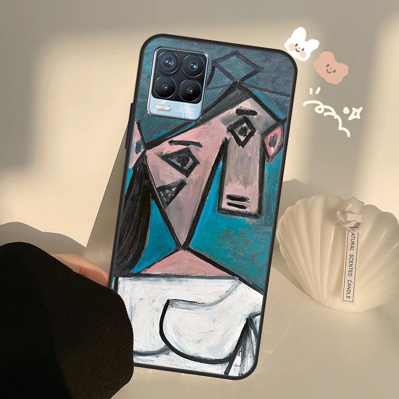 Malerei Picasso Abstrakte Kunst Für OnePlus 10 Pro 9 Pro 8T Nord2 9R Fall Für Realme GT 2 Pro 7 8 GT Neo2 9i 8i C21 Coque