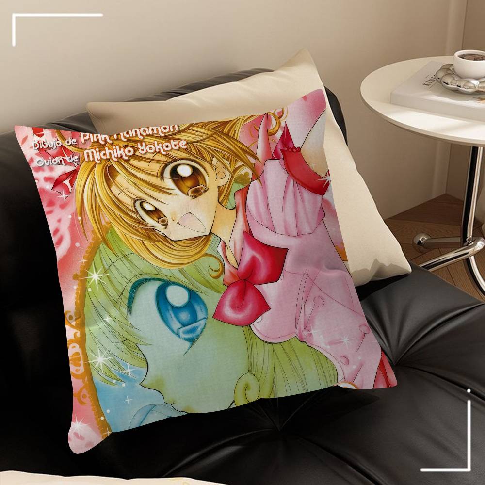 Anime M-Mermaid Melody Pichi Pichi Pitch   Cushion Cover Inches Farmhouse Decor Home Throw Pillow Covers for Couch Decorations