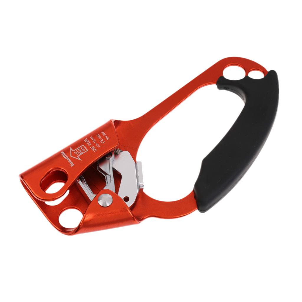 Arborist Tree Rock Climbing Right & Left Hand Ascender Riser 8-13mm Rope Clamp Grasp Device - CE Approved