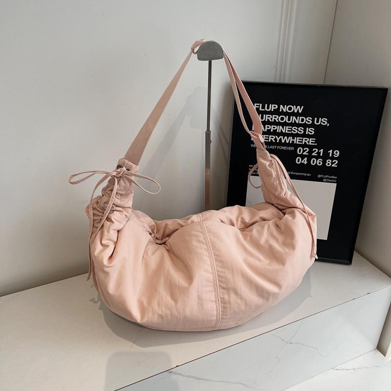 Bag large capacity female niche casual fashion simple commuter tote bag sports extremely simple shoulder crossbody dumpling bag