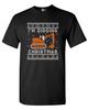 Je Creuse Camion de Chantier de Noël Drôle DT T-shirt Adulte Tee T-shirt Unisexe