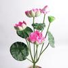 Artificial Lotus Flower 9-Head Fake Pond Decor