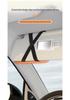 Multi-Functional Car Sun Visor Organizer: Glasses Case, Card Holder, Ticket Clip
