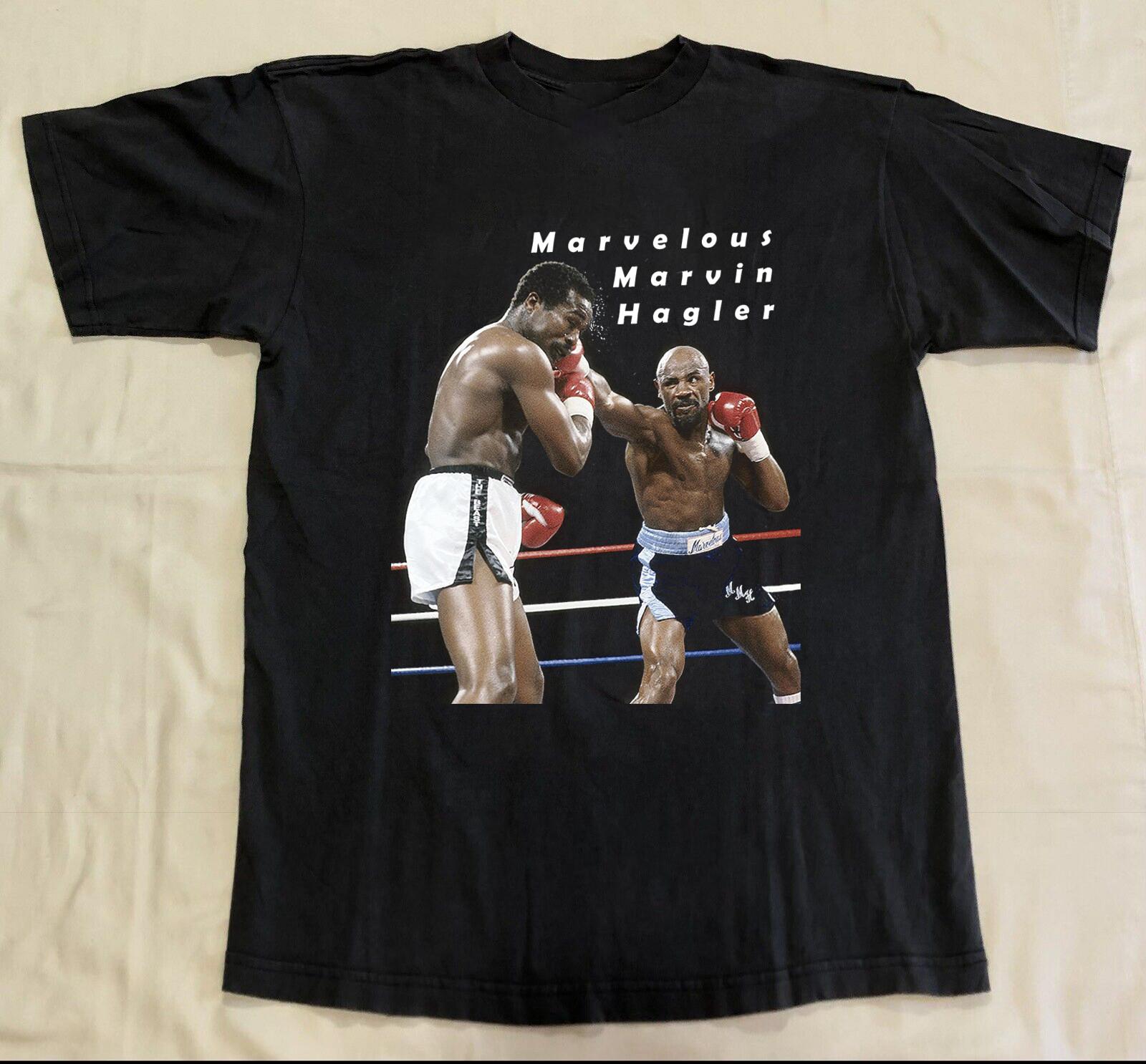 Marvelous Marvin Hagler Fight Black Unisex T-Shirt All Size 8D404 Unisex T-Shirt M