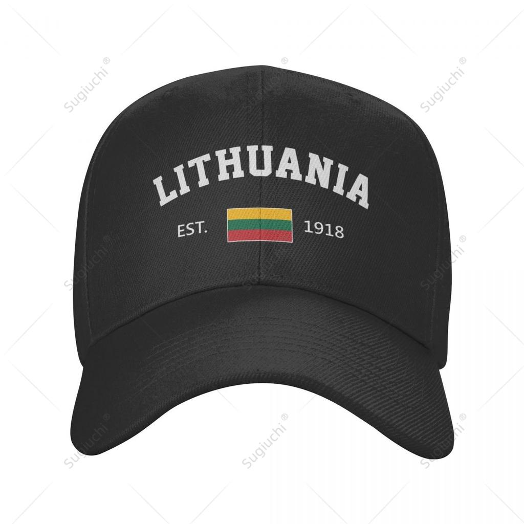 Unisex Baseball Cap Lithuania EST Independence Day Wild Sun Shade Peaked Adjustable Outdoor Caps for Unisex Women
