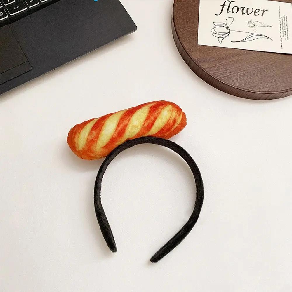 Erdbeere Simuliertes Essen Haarreif Mode Hamburg Knochen Hotdog Stirnband Eis Gemüse Gesicht waschen