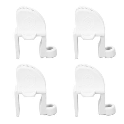 4 Stück Pontonboot-Clips Bootszubehör Nylon Vielseitige Bootsfender-Aufhänger für 1 Zoll und 1,25 Zoll Rechteckrohr für 3