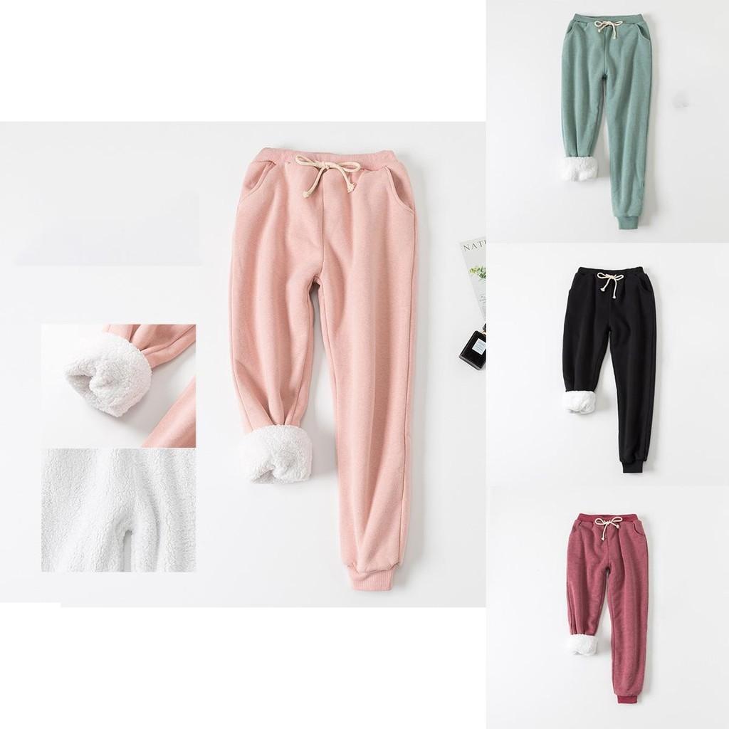 Womens Warm Sweat Pants With Ultra Soft Sherpa Lined Faux Fleece For Cold Weather