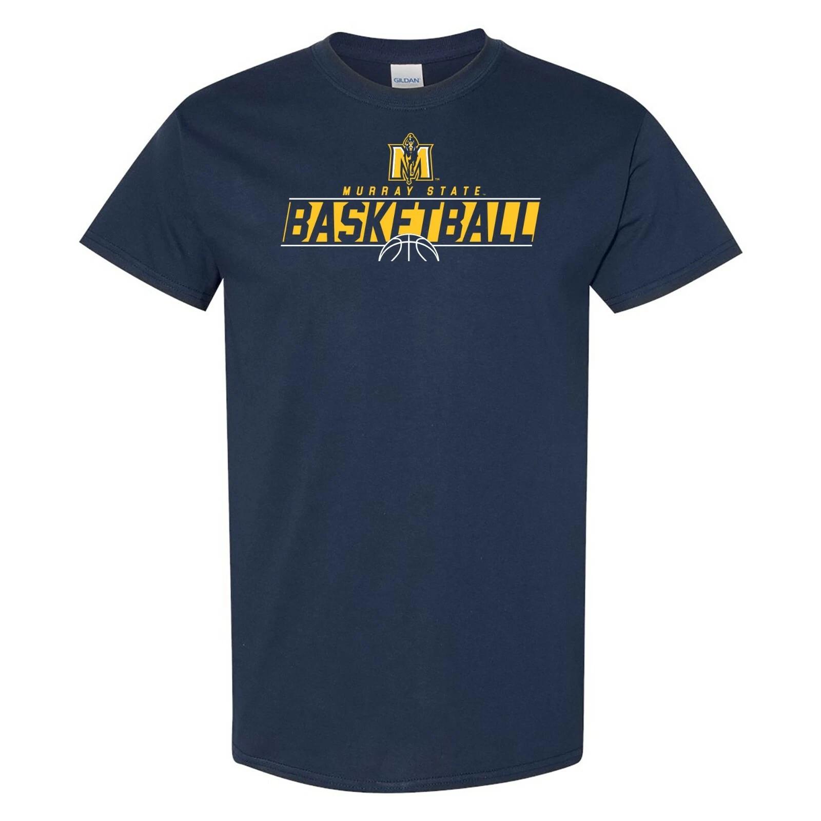 Murray State Racers Basketball Charge Short Sleeve T-Shirt - Navy S