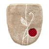 OKA Etoph Toilet Seat Cover, Long Type, Beige [Washable, Heated, Washlet Compatible, Stylish, Nordic Style]