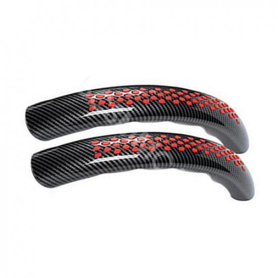 2x Carbon Fiber Accessory Car Steering Wheel Booster Cover Non-Slip Accessories