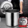 Kommerzieller Mehrzweck-Aufbewahrungseimer aus 201 Edelstahl
