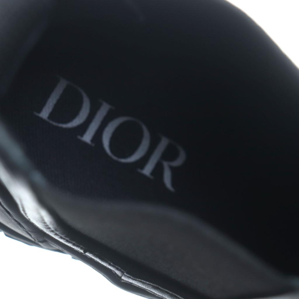 Excellent DIOR Short Boots B28 Black Leather Mens 41 Used