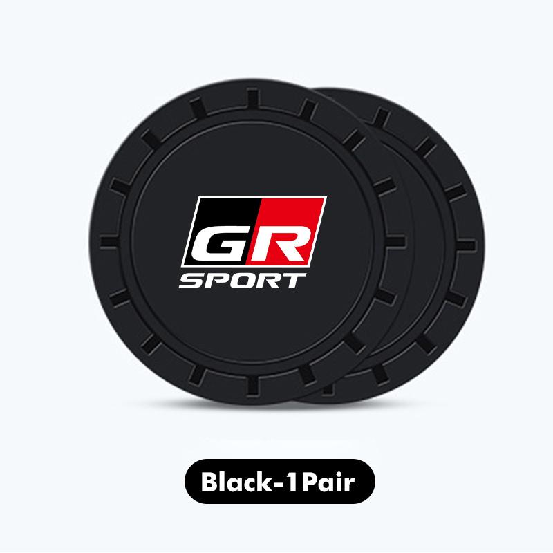

For Toyota Car Waterproof Anti Slip Water Cup Mat Auto Interior Accessories chr Corolla Camry rav4 Yaris hilux prius avensis