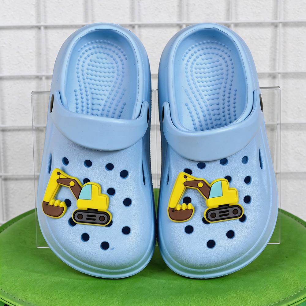 

Disigner Children Slippers Cartoon Car Kids Sandals For Summer Holiday Beach Fashion Flat Lightweight Garden Shoes 30