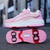 Children's runaway shoes double wheel girls breathable luminous shoes charging outdoor transportation