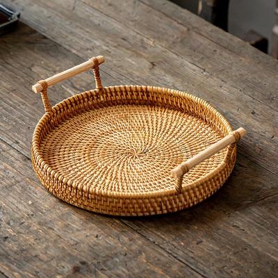 Handmade Rattan Serving Tray