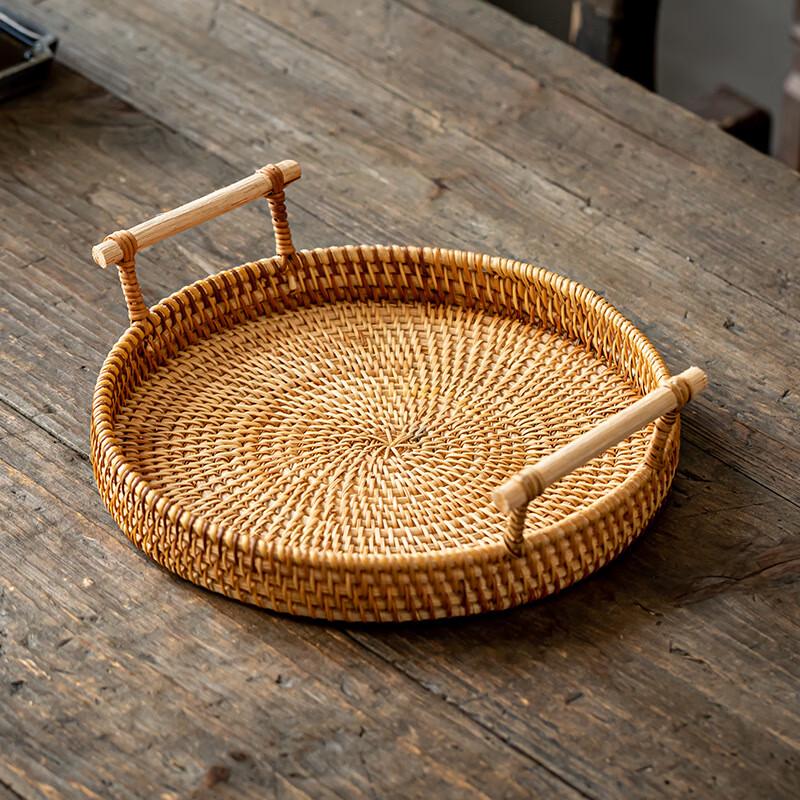 Handmade Rattan Serving Tray