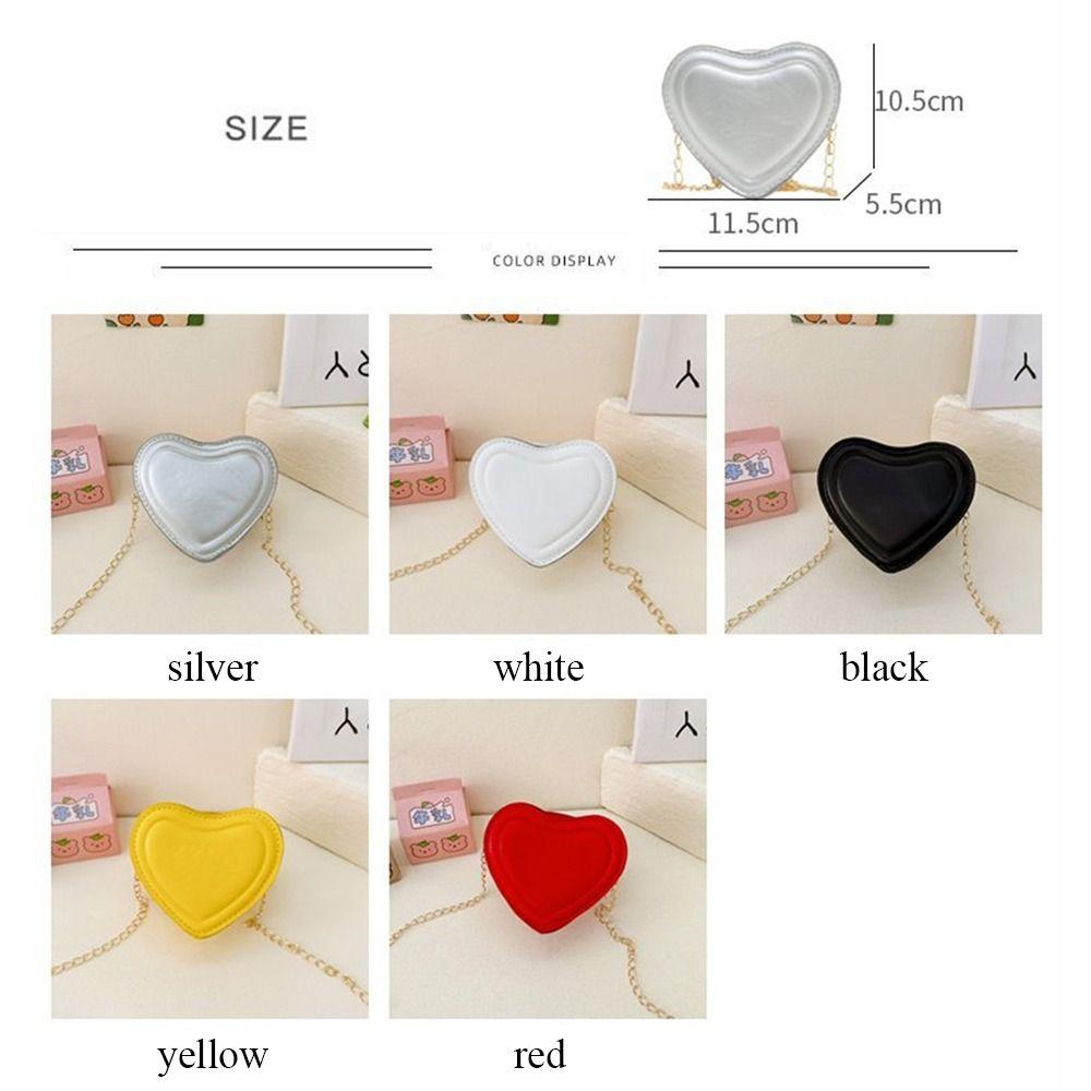 Mini Shoulder Bag Heart-shaped Small Bag Exquisite Handbags  Women Girls