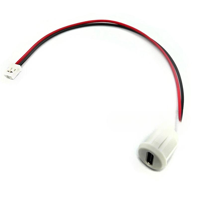 Type-C2P Transparent Green LED Desk Lamp with Oval USB-C Charging Port