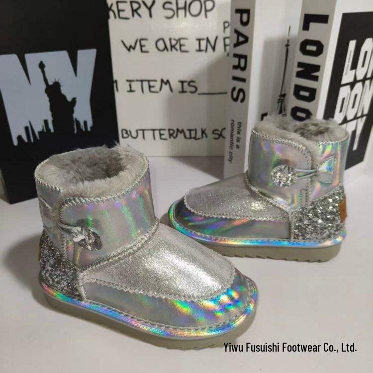 Clearance Children's Waterproof Snow Boots - New Winter Cotton Shoes for Girls and Babies