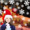 Snowflakes Christmas Decorations Stickers PVC Merry Christmas Snowflake Static Stickers High Quality Home Decoration