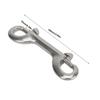 4PCS 100mm B Shape Chain Clip 115mm Double Sided Trigger Snaps  Scuba Diving