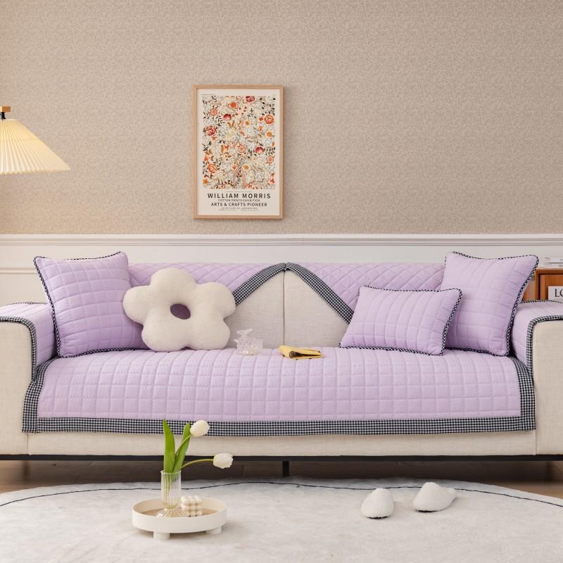 Универсальная тканевая квадратная черно-белая клетчатая диванная подушка на все времена — фото 4