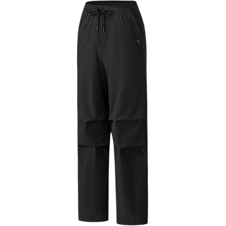 Anta Plain Simple Mid-Rise Versatile Lace-Up Casual Sports Trousers Women bottoms 162627512-2 L