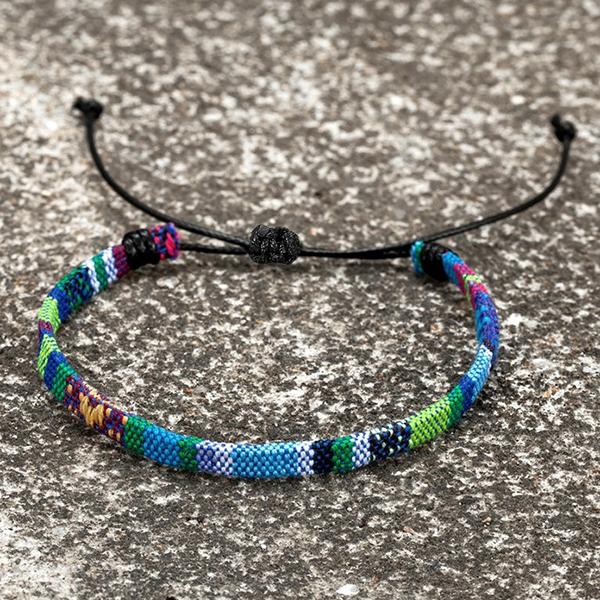 Bohemian Handmade Couple Bracelets Men Charms Weave Adjustable Bracelets for Women Friendship Summer Beach Surfing Boho Jewelry