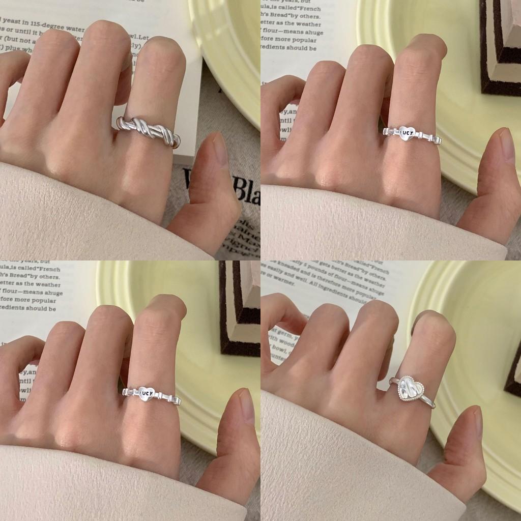 Unique Simple Circle And Heart Women's Ring Collection For Classic Stylish Looks