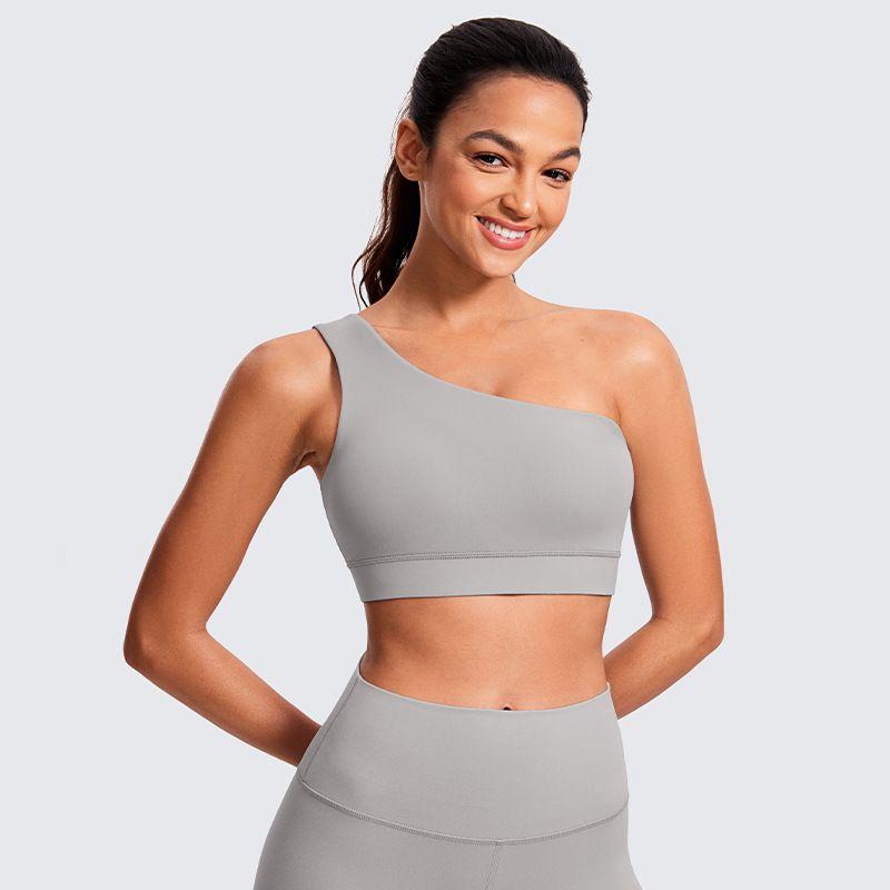 

Lu Shoulder Beauty Back Exercise Underwear High Elastic Quick-Drying Push up Yoga Bra Running Outdoors Bubble Wrap Workout Underwear Women L Seagull Gray