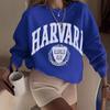 European & American Women's Printed Round Neck Sweater, 2024 Collection
