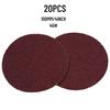 Long lasting 4inch/100mm Sandpaper Discs for Synthetic Materials (20pcs)