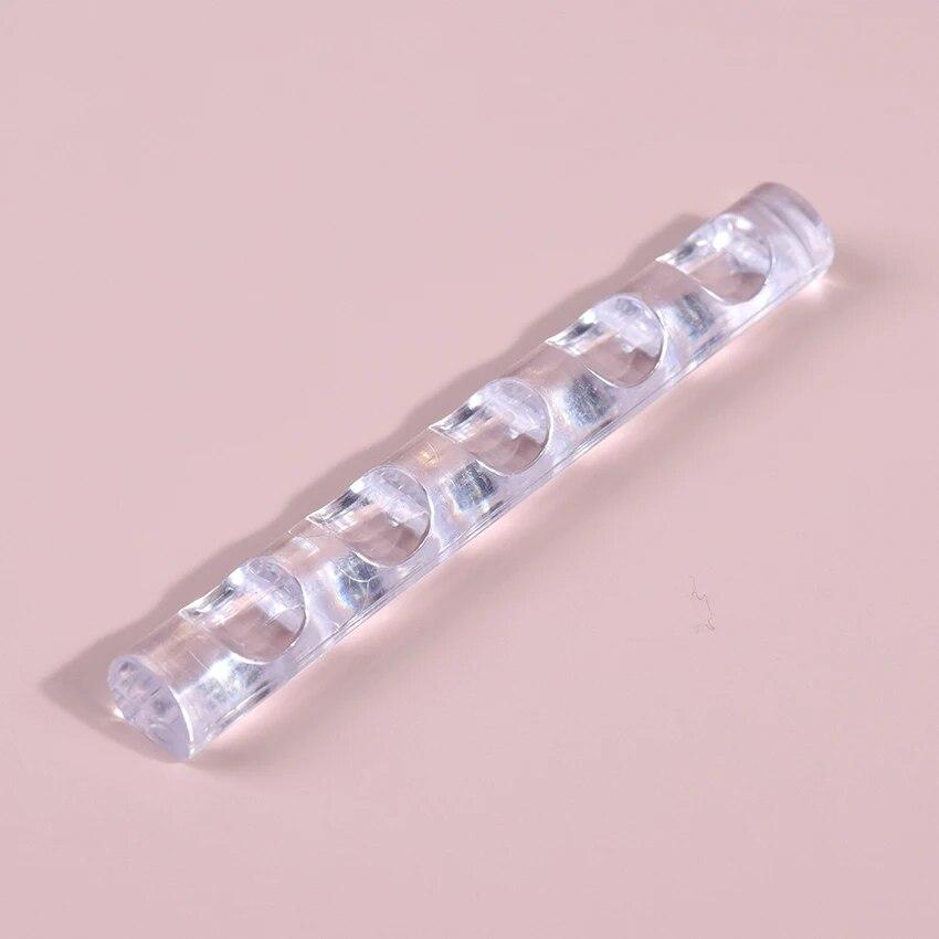 

1 шт., 5 сеток, акриловая подставка для кистей для ногтей, полка для рисования, подставка для ручек, подставка, красочный держатель для кистей с УФ-гелем чистый