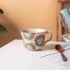 Ins Style Home Flower Breakfast Ceramic Simple Mug Office Personalized Water Cup Coarse Pottery Coffee Cup Flower