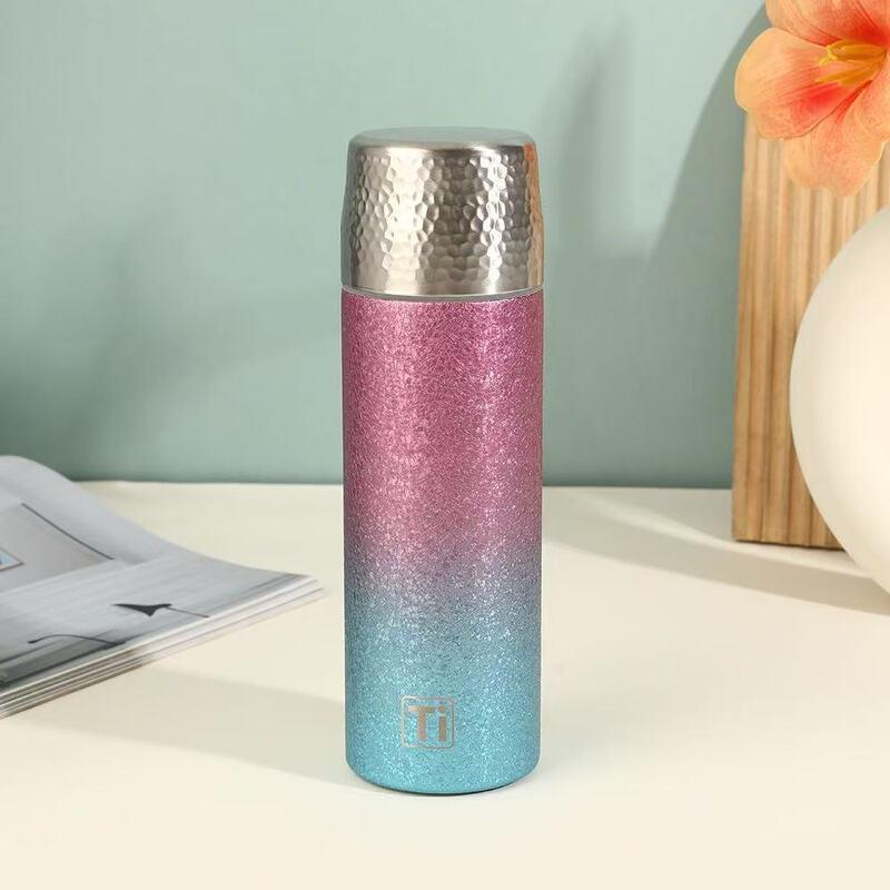 Portable Insulated Tea Separation Bottle with Pop-Up Lid