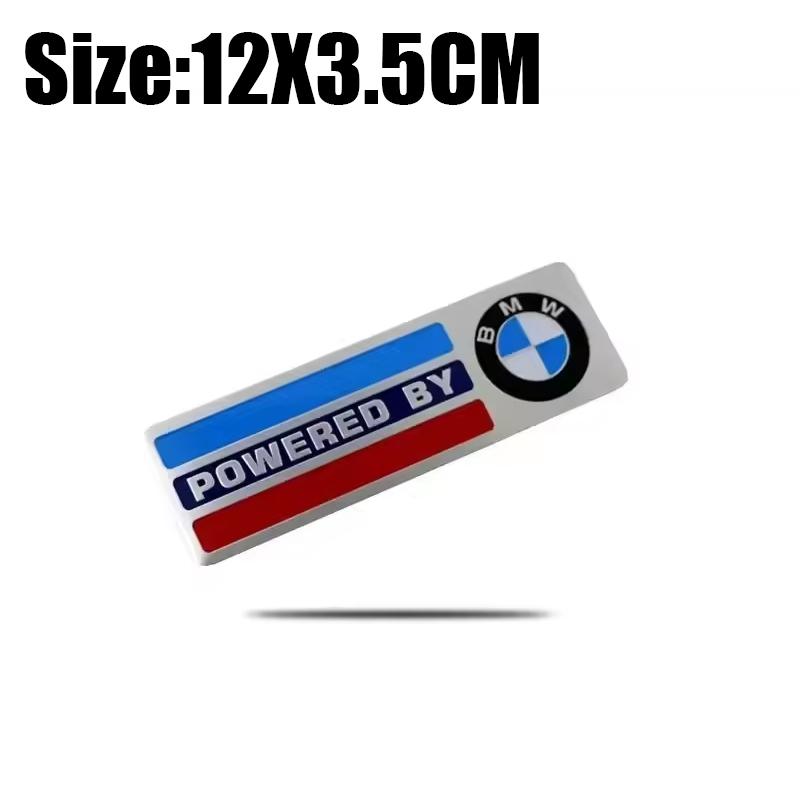 3D Aluminum Car Styling Sticker Body Trunk Decoration Decal Accessories For BMW G80 G06 G07 G42 G14 G15 G16 F82 F20 F21 F83 M2 M