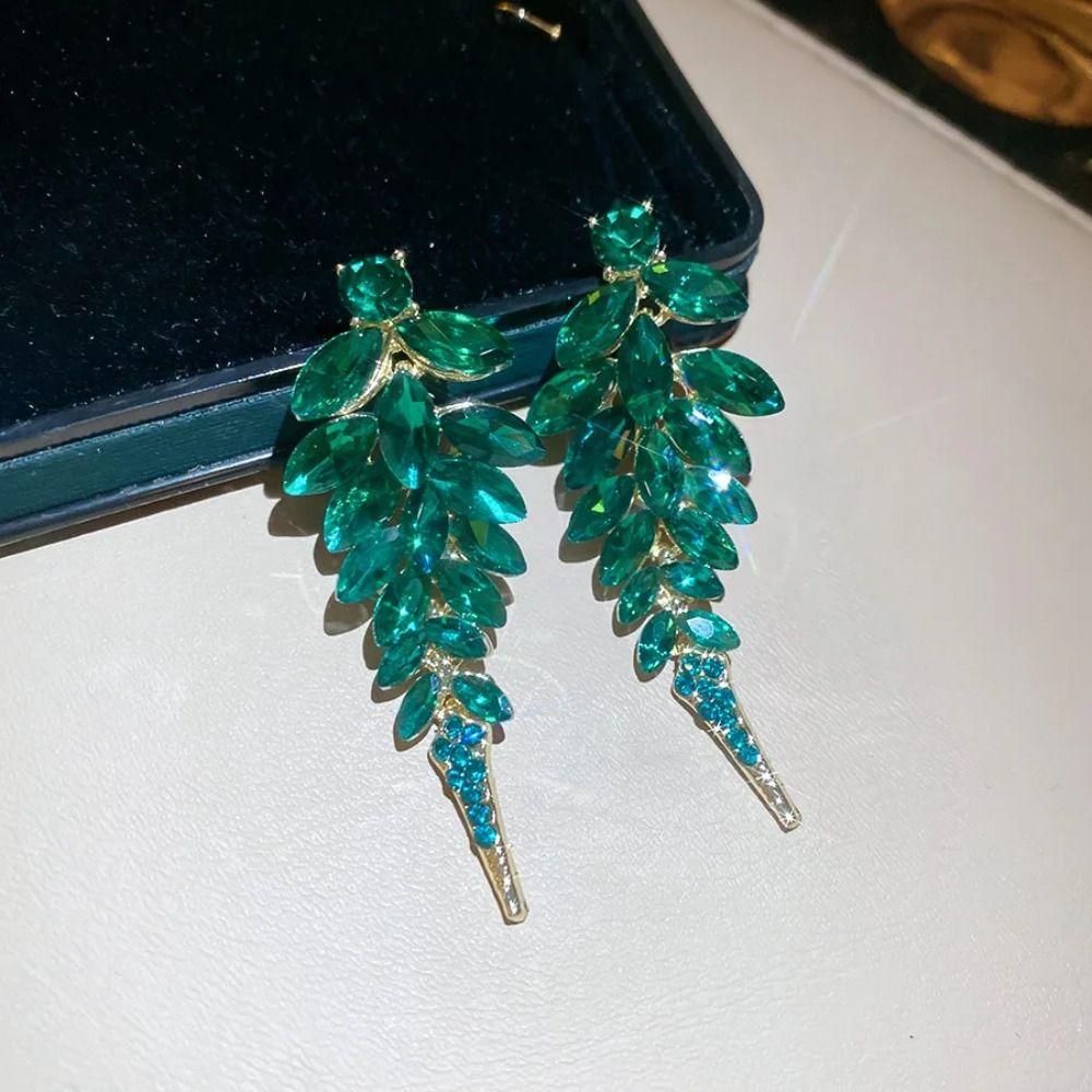 Silver Needle Stud Earrings Round Rice Bead Dangle Earrings Court Style Tassel Earrings  Wedding