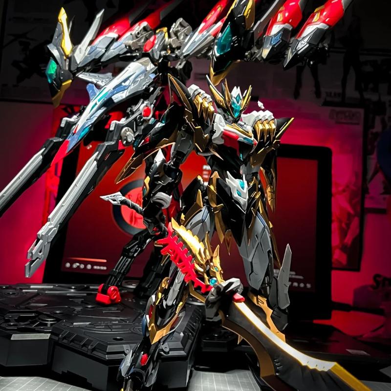 Motor Nuclear Ganjiang Mecha Assembly Model Kit Alloy Skeleton Action Figures Posable Desktop Ornament Collectible Toys Boy Gift