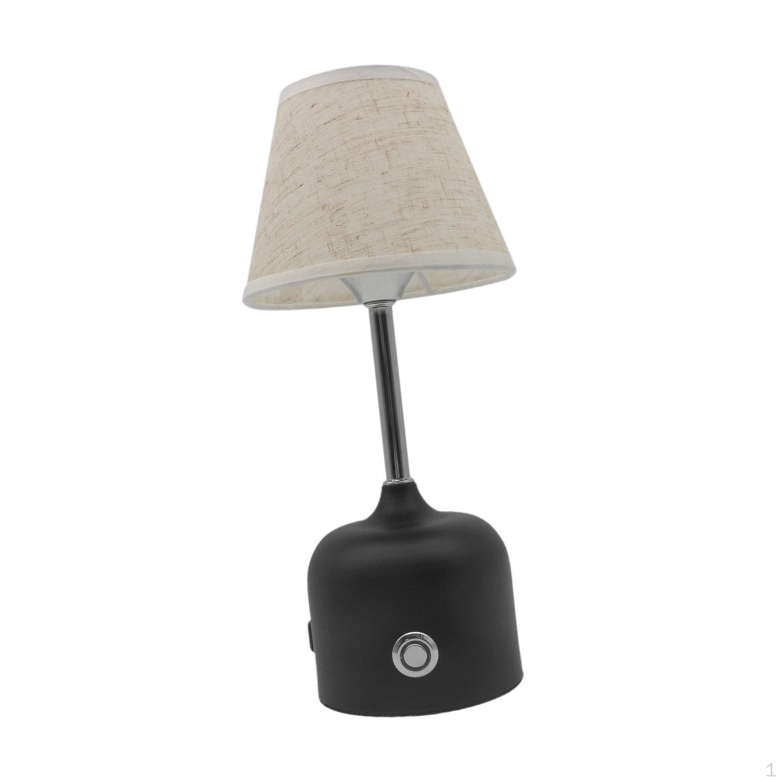 

Dimmable Touch Table Lamp for Kitchen and Living Room Decor Black Base