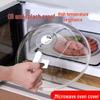 Microwave-Safe Splash-Proof Food Cover, Heat-Resistant, BPA-Free Plastic Lid