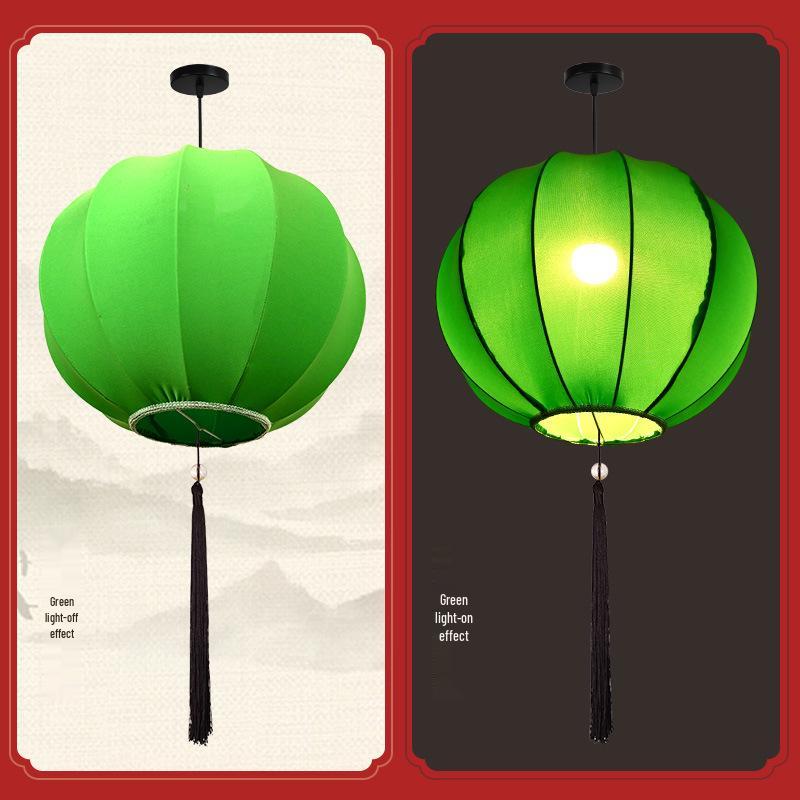 Chinese Style Outdoor Waterproof Colorful Round Lanterns for Scenic Spots and Restaurants