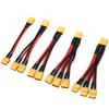 XT60 Parallel Battery Connector Male/Female Cable Dual Extension Y Splitter/ 3-Way 14AWG Silicone Wire for RC Battery Motor