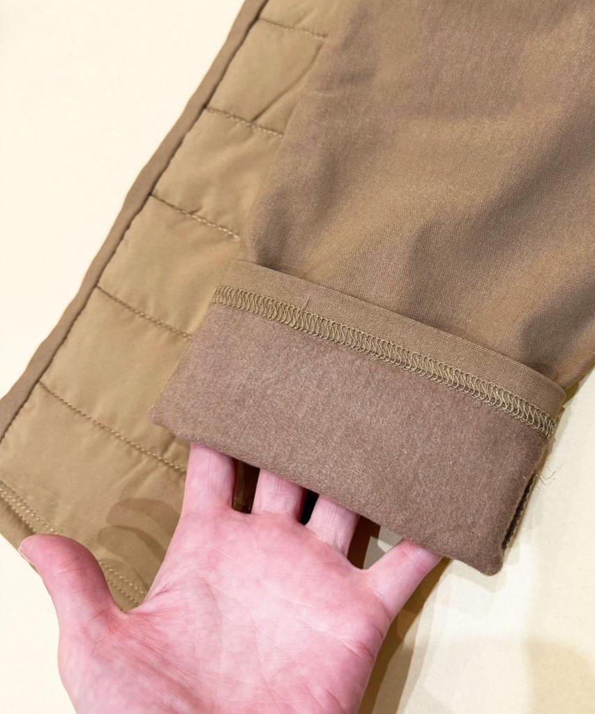 Milliandeni Gepolsterte Warme Damenhose Größe M, Stretch, Off-White,