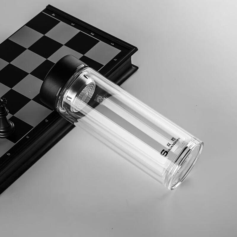 Shuanghan Double-Layer Borosilicate Glass Cup