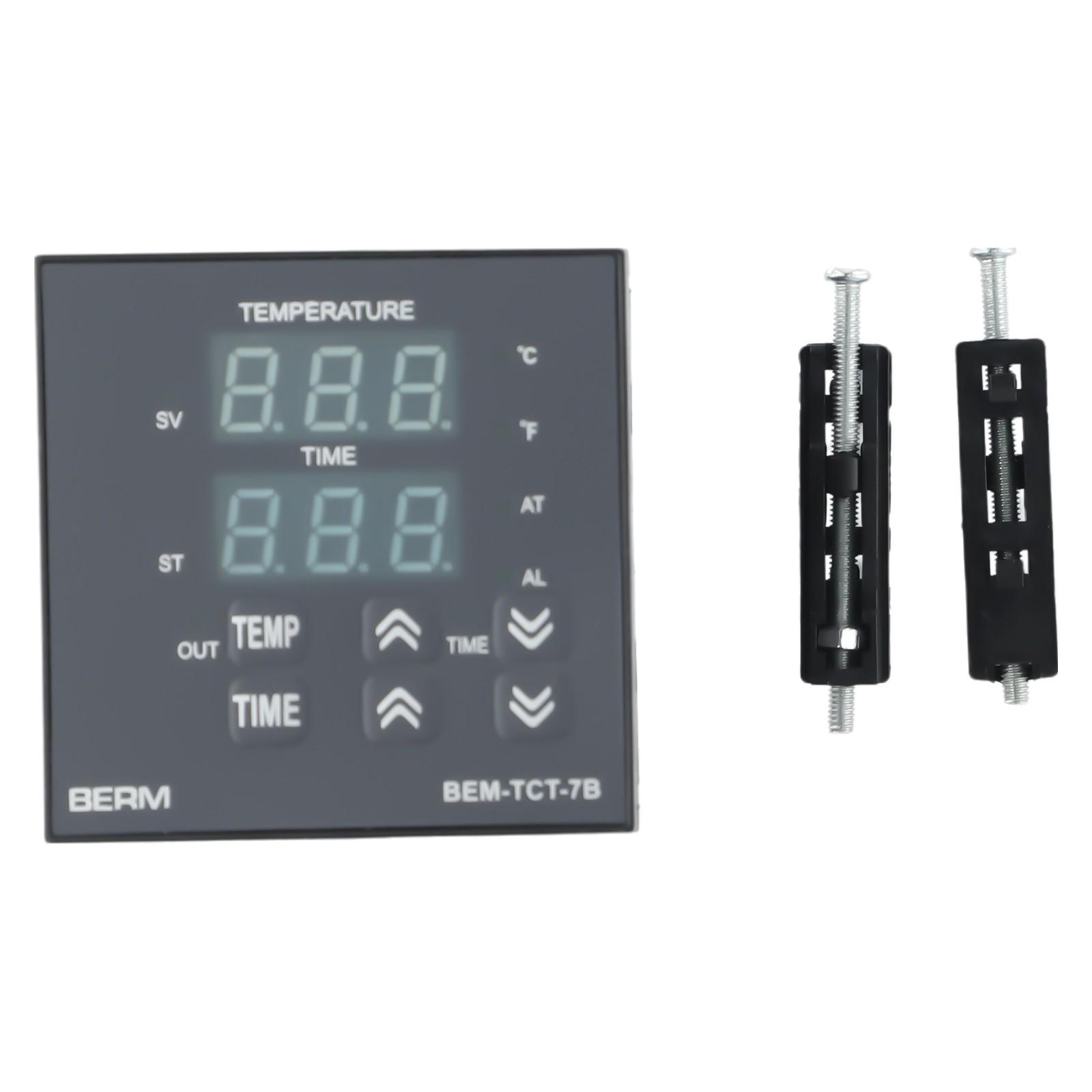 68*68mm Controller Temperature Alarm Modes Digital Thermostat