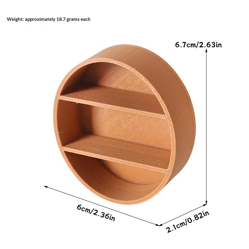 1Pcs Diy Wall Cabinet Decor Dollhouse Mini Bath Tub Model Storage Rack Ornament Pretend Food Play Miniature Doll Accessory