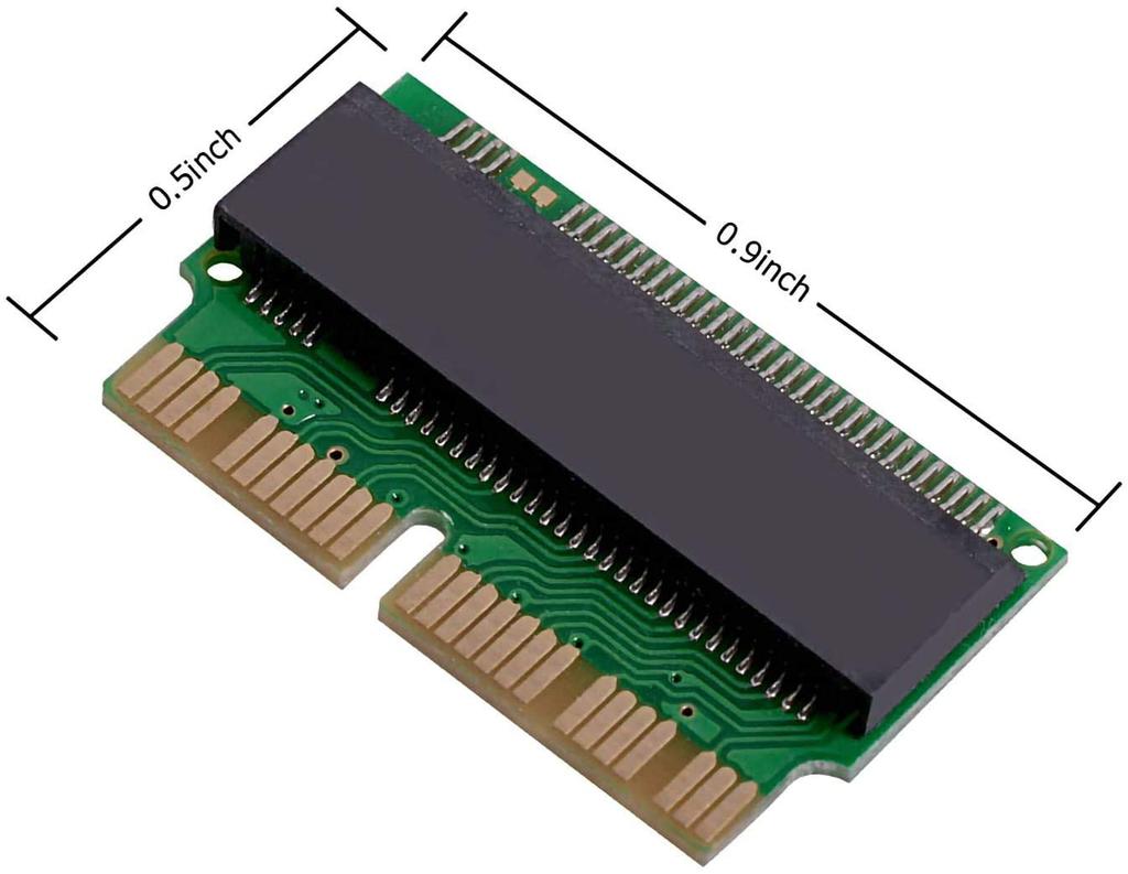 NVMe SSD Conversion Pin NGFF SSD Conversion Card Replacement for MacBook Air Pro Retina Mid 2013 2014 2015 2016 NVMe AHCI SSD Upgrade Kit for A1465